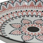 PLATO  23CM CERAMICA DISENO PETALOS LH-3814 - Imagen 2