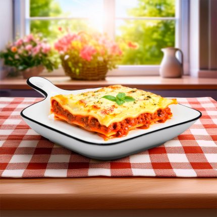 FUENTE ASADERA 17CM CERAMICA P/HORNO/MICRO LH-3818