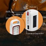 LAMPARA EMERGENCIA 12 LED-1 TUBO TK-9178 LH-3206 - Imagen 6