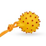 PELOTA GOMA CON SONIDO Y CUERDA P/MASCOTA LH-3337 - Imagen 5