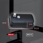 DISPENSADOR 500ML NEGRO P/JABON LIQUIDO LH-3794 - Imagen 2