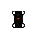 RUEDA 1.5 BASE METALICA FIJA NARANJA NEGRA LH-3446 - Imagen 3