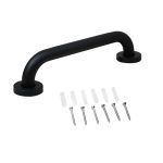 BARROTE METALICO NEGRO P/BANO LARGO 30CM LH-3432 - Imagen 6