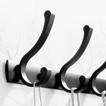 COLGADOR PERCHA 3 GANCHOS METALICO NEGRO LH-3411 - Imagen 5