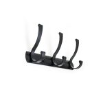 COLGADOR PERCHA 3 GANCHOS METALICO NEGRO LH-3411 - Imagen 3