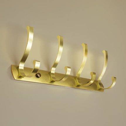 COLGADOR PERCHA 4 GANCHOS METAL EMPABONADO LH-3410