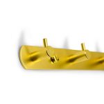 COLGADOR 5 GANCHOS METALICO DORADO LH-3402 - Imagen 5