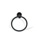 ARO TOALLERO 16CM METALICO NEGRO MATE LH-3437 - Imagen 3
