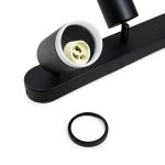 APLIQUE 3 LUCES NEGRO PARED-TECHO LH-3527 - Imagen 2