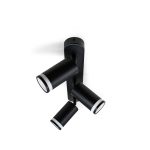 APLIQUE 3 LUCES NEGRO PARED-TECHO LH-3527 - Imagen 5