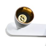 APLIQUE 2 LUCES BLANCO DORADO PARED-TECHO LH-3856 - Imagen 10