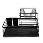 ESCURRIDOR PARA PLATOS NEGRO DOBLE LH-3684 - Imagen 4