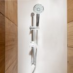 BARRAL DE DUCHA CON DUCHERO PUNTOS GRISES LH-3290