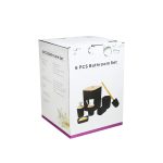 SET DE BAÑO 6PZ NEGRO PREMIUM LH-3651 - Imagen 3
