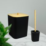 SET DE BAÑO 6PZ NEGRO PREMIUM LH-3651 - Imagen 9