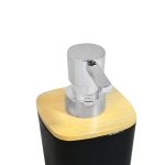 SET DE BAÑO 6PZ NEGRO PREMIUM LH-3651 - Imagen 2