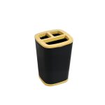 SET DE BAÑO 6PZ NEGRO PREMIUM LH-3651 - Imagen 4