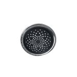 ROSETA REDONDA 10CM NEGRA CROMADA P/DUCHA LH-3300 - Imagen 3