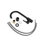 GRIFO NEGRO METALICO ALTO MESADA ITALOMIX LH-3317 - Imagen 6