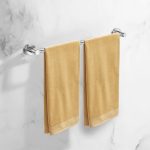 TOALLERO SIMPLE CROMADO 57CM PARA BANO LH-3285