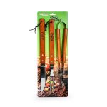 SET PARRILLA 3PZ PINZA TENEDOR CUCHILLO LH-3616 - Imagen 10