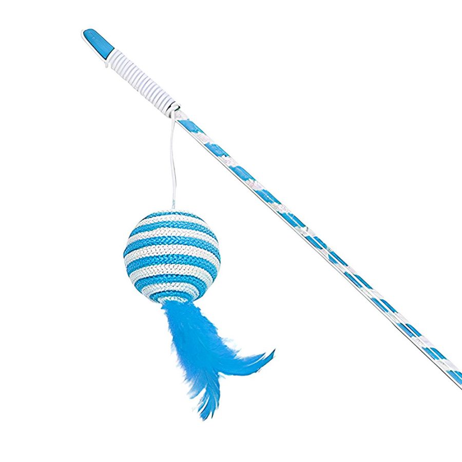 VARITA CON PELOTA Y PLUMA PARA MASCOTAS LH-3342 - Imagen 4