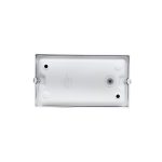 LUMINARIA TRIANGULAR BLANCA 6W DOBLE LUZ LH-3481 - Imagen 3
