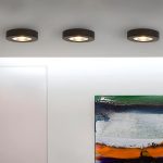 LUMINARIA REDONDA NEGRA 5W 7.4X2.5CM LH-3483