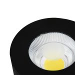 LUMINARIA REDONDA NEGRA 5W 7.4X2.5CM LH-3483 - Imagen 4