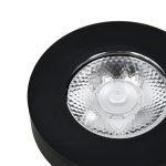 LUMINARIA REDONDA NEGRA 5W 7.4X1.5 CM LH-3485 - Imagen 4