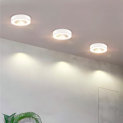 LUMINARIA REDONDA BLANCA 5W 7.4X1.5CM LH-3486