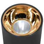 LUMINARIA 7W NEGRO CILINDRICA 5.5X8CM LH-3500 - Imagen 6