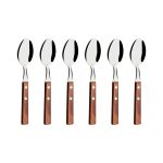 CUCHARA 6PZ DE POSTRE MANGO MADERA LH-3737 - Imagen 2