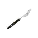 TENEDOR DE POSTRE 6PZ MANGO PLASTICO NEGRO LH-3748 - Imagen 3