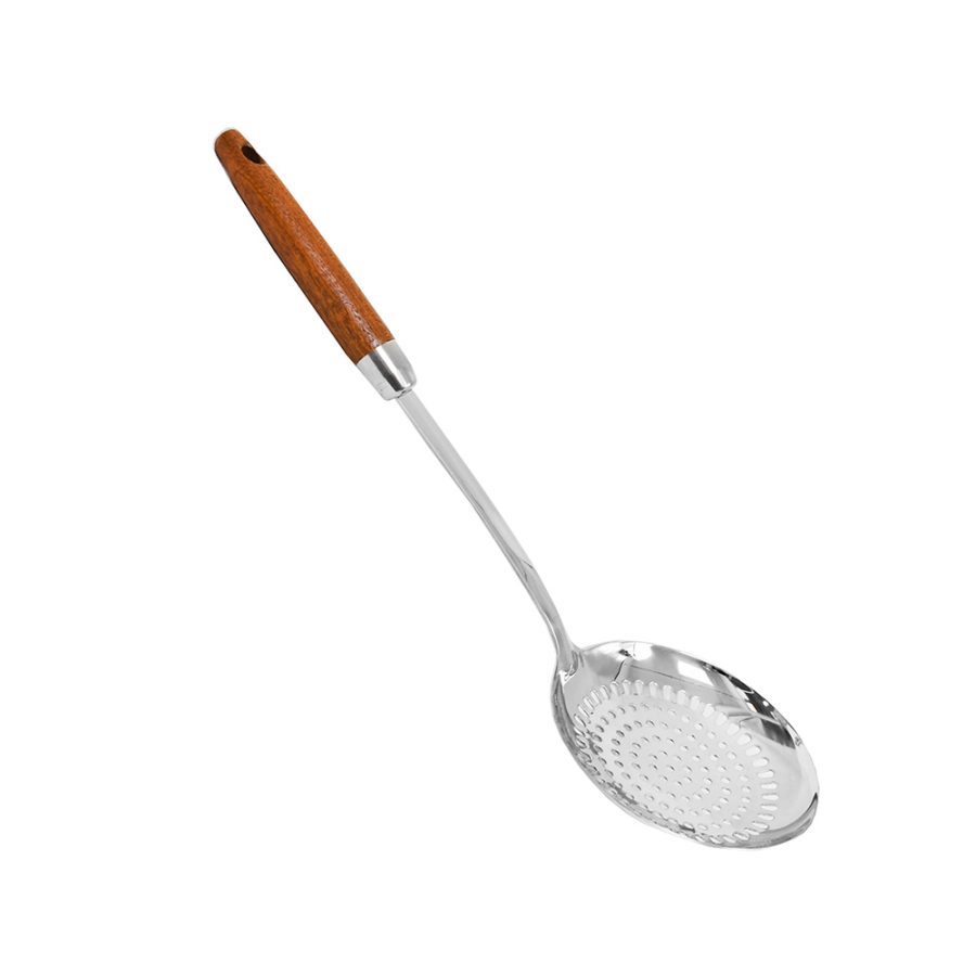 ESPUMADERA P/COCINA MANGO DE MADERA LH-3770 - Imagen 4