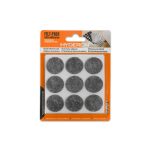 PROTECTOR ADHESIVO REDONDO GRIS 18PZ 25MM LH-3567 - Imagen 3