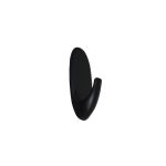 COLGADOR OVALADO PLASTICO 2PZ  NEGRO 85MM LH-3580 - Imagen 3