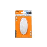 COLGADOR OVALADO PLASTICO BLANCO 108MM LH-3582 - Imagen 3