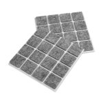 PROTECTOR ADHESIVO CUADRADO GRIS 32PZ 19MM LH-3569 - Imagen 3