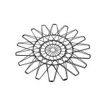 CESTO DE FRUTAS PLEGABLE METALICO NEGRO LH-3676 - Imagen 2