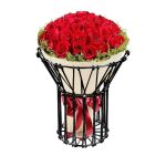 CESTO DE FRUTAS PLEGABLE METALICO NEGRO LH-3676 - Imagen 3