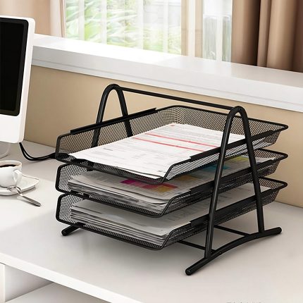 ORGANIZADOR METALICO P/ESCRITORIO 3 BANDEJAS 2003