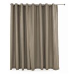 CORTINA DE BAÑO COLOR MARRON LH-4633 - Imagen 3