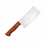 CUCHILLO DE CARNICERO MANGO MARRON LH-4663 - Imagen 2