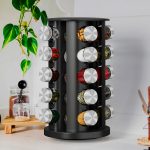ESPECIERO 20 PZ GIRATORIO NEGRO LH-4618