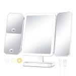 ESPEJO TRIPLE CON AUMENTO Y LED RECARGABLE LH-4850 - Imagen 3