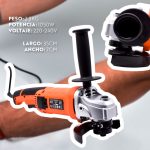 AMOLADORA ANGULAR 4 1/2” 1050W TOYAKI TK-799 - Imagen 10