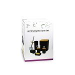 SET DE BAÑO 6PZ GRIS PREMIUM LH-3652 - Imagen 8