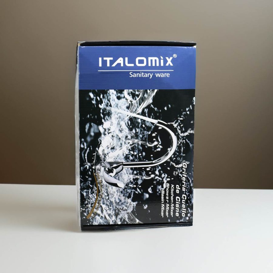 CANILLA NEGRA ALTA PARA LAVATORIO ITALOMIX LH-3320 - Imagen 7