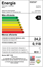 REFRIGERADOR ENXUTA F/SECO 345LTS  RENX1350DW-1 - Imagen 3
